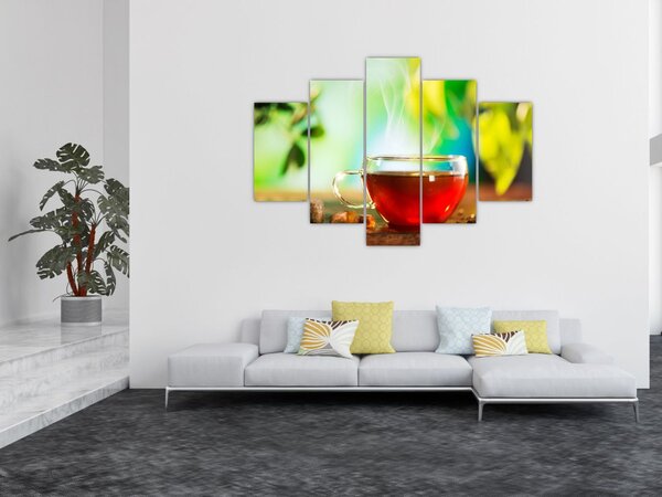 Slika - Mrtva priroda s čajem (150x105 cm)
