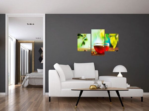 Slika - Mrtva priroda s čajem (90x60 cm)