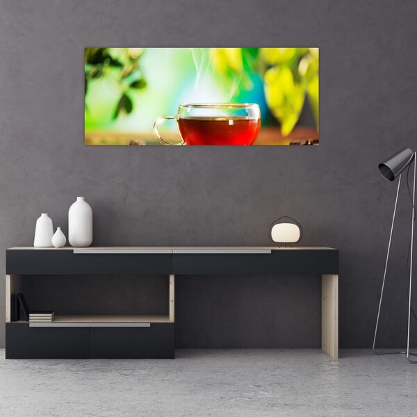 Slika - Mrtva priroda s čajem (120x50 cm)