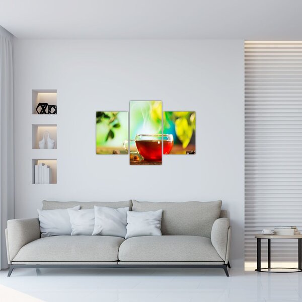 Slika - Mrtva priroda s čajem (90x60 cm)