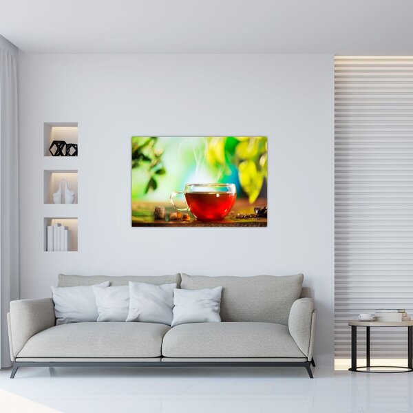Slika - Mrtva priroda s čajem (90x60 cm)