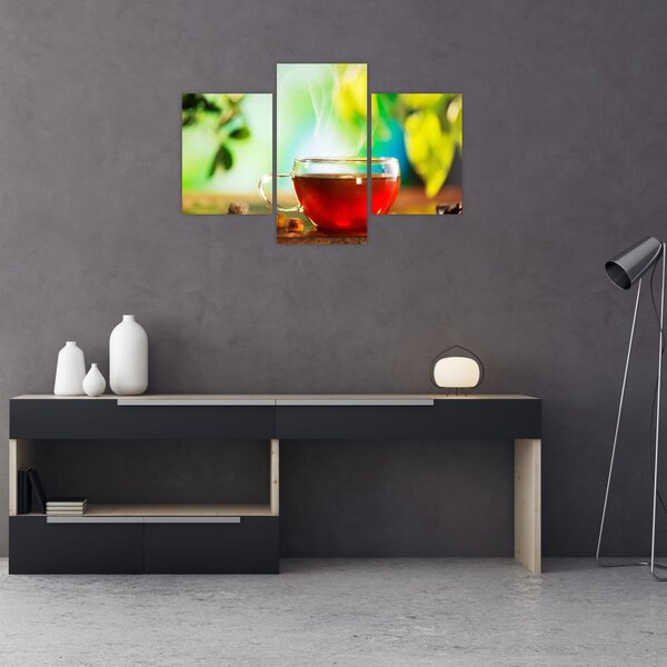 Slika - Mrtva priroda s čajem (90x60 cm)