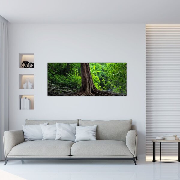 Slika - Staro drvo s korijenjem (120x50 cm)
