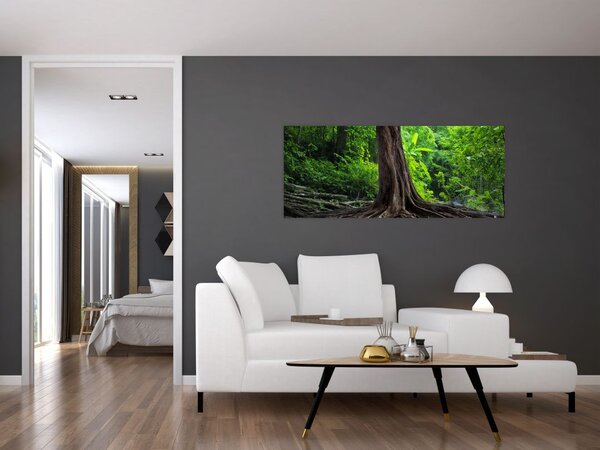 Slika - Staro drvo s korijenjem (120x50 cm)