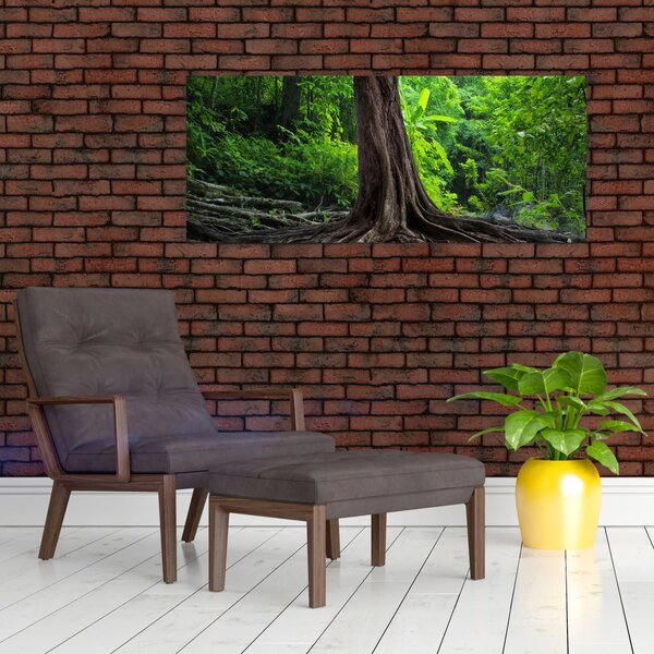Slika - Staro drvo s korijenjem (120x50 cm)