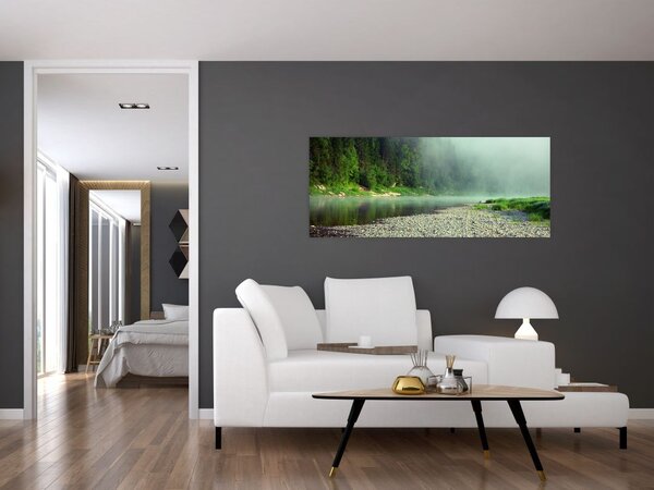 Slika - Rijeka u blizini šume (120x50 cm)