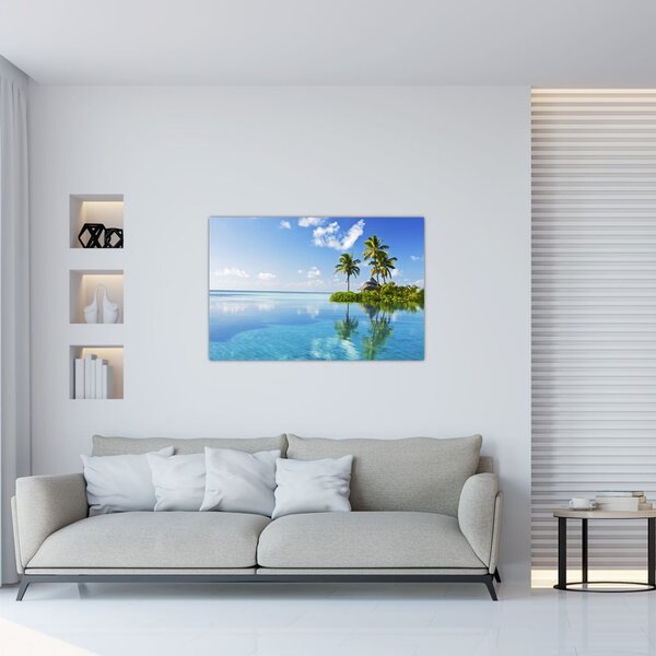 Slika - Tropski otok (90x60 cm)