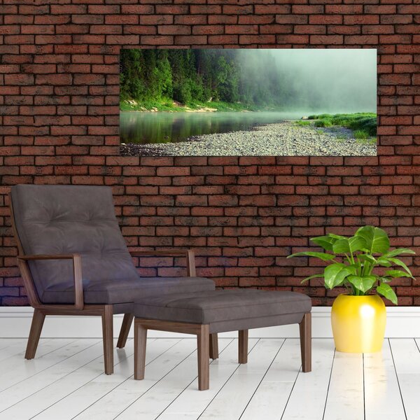 Slika - Rijeka u blizini šume (120x50 cm)