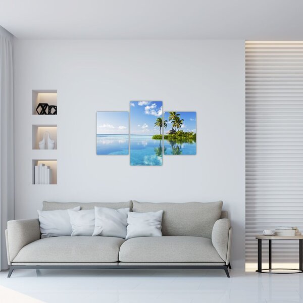 Slika - Tropski otok (90x60 cm)