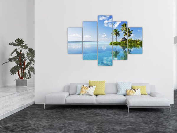 Slika - Tropski otok (150x105 cm)
