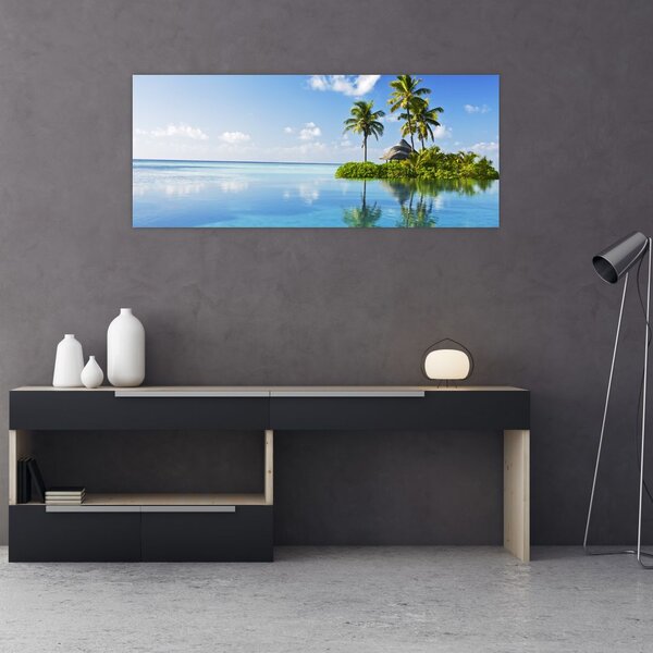 Slika - Tropski otok (120x50 cm)