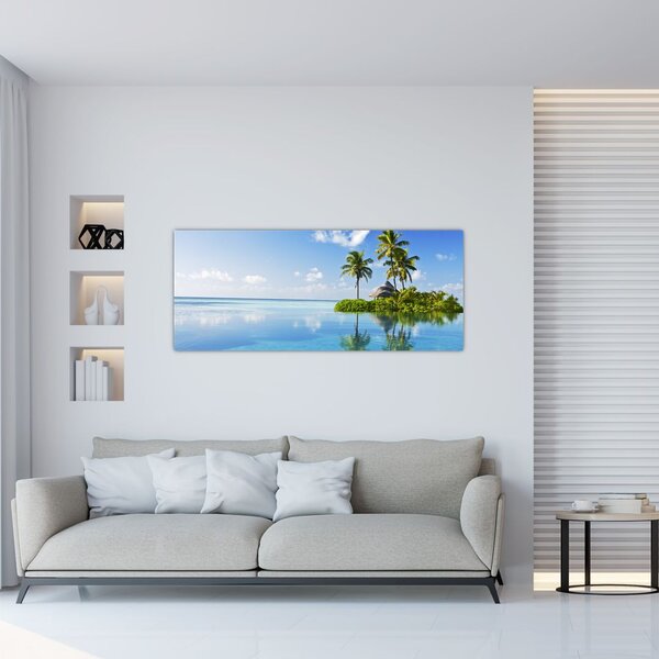 Slika - Tropski otok (120x50 cm)