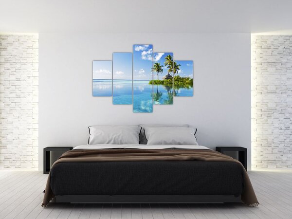 Slika - Tropski otok (150x105 cm)