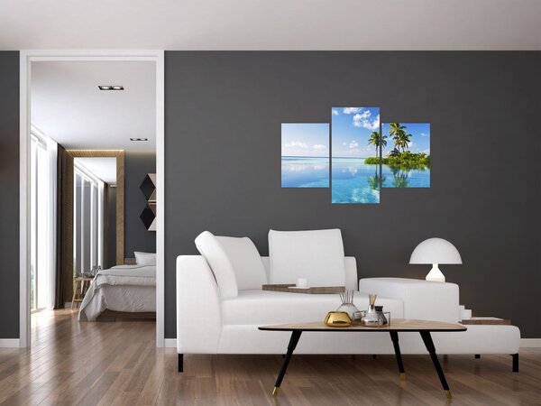 Slika - Tropski otok (90x60 cm)