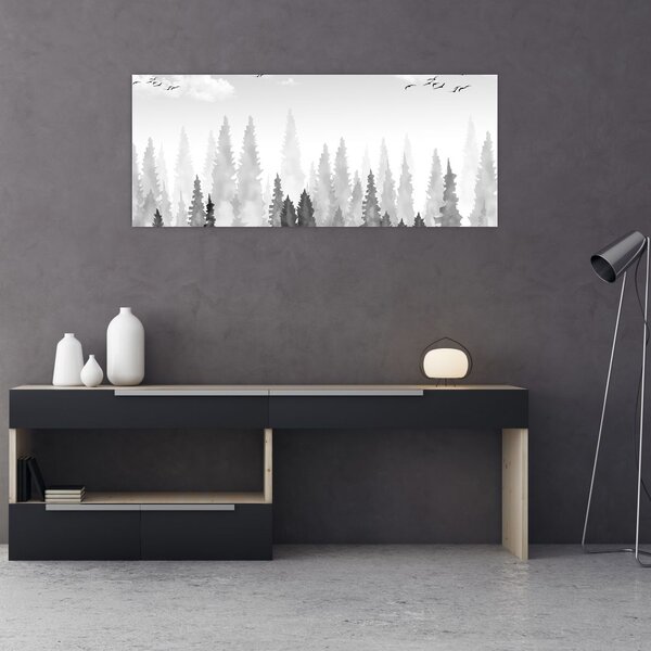 Slika - Šumski vrhovi (120x50 cm)