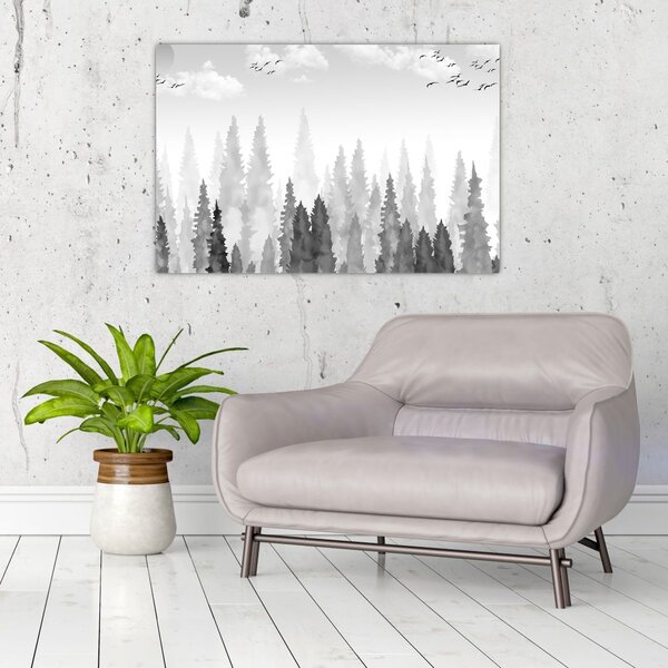Slika - Šumski vrhovi (90x60 cm)