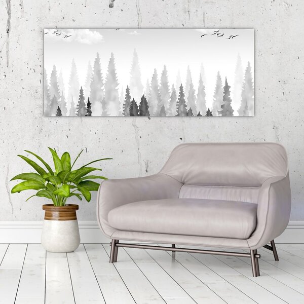 Slika - Šumski vrhovi (120x50 cm)