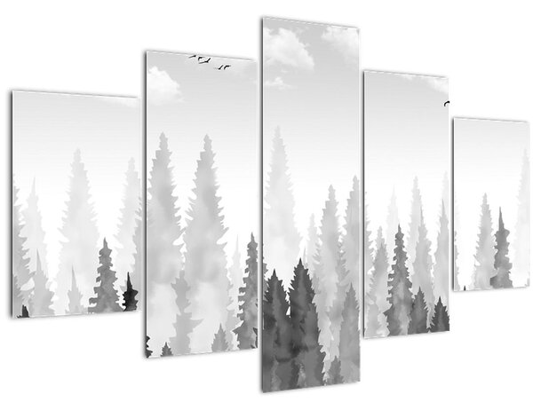 Slika - Šumski vrhovi (150x105 cm)