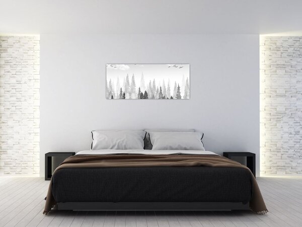 Slika - Šumski vrhovi (120x50 cm)