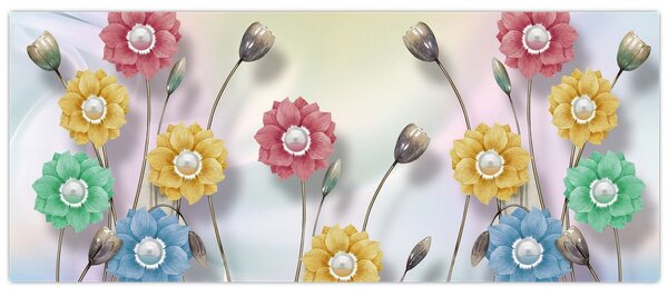 Slika - Šarena livada (120x50 cm)