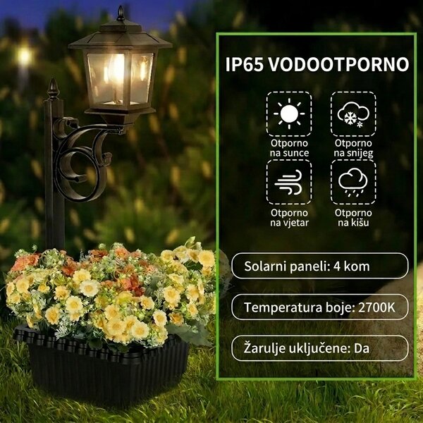 Bloomlamp™ Tegla Za Cvijeće Sa Solarnim Fenjerom