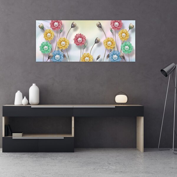 Slika - Šarena livada (120x50 cm)
