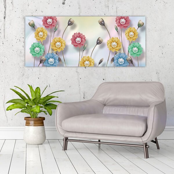 Slika - Šarena livada (120x50 cm)