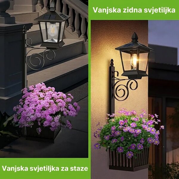 Bloomlamp™ Tegla Za Cvijeće Sa Solarnim Fenjerom