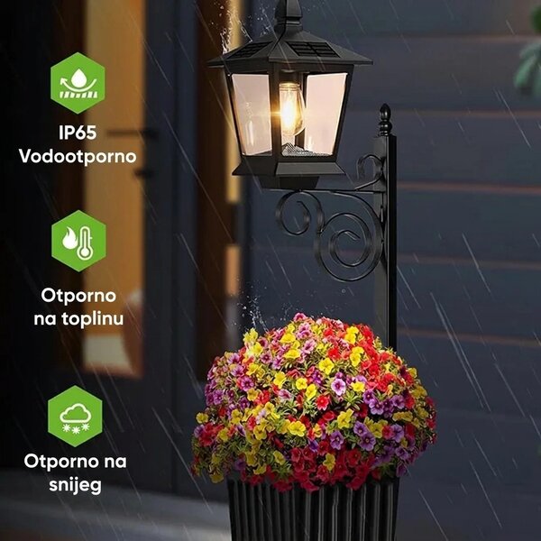 Bloomlamp™ Tegla Za Cvijeće Sa Solarnim Fenjerom
