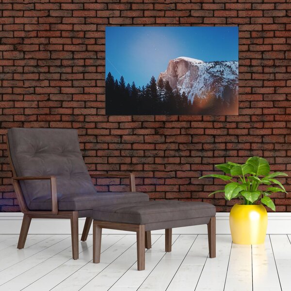 Slika - Noćni planinski vrh (90x60 cm)