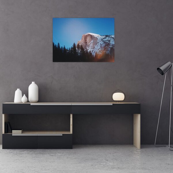 Slika - Noćni planinski vrh (70x50 cm)
