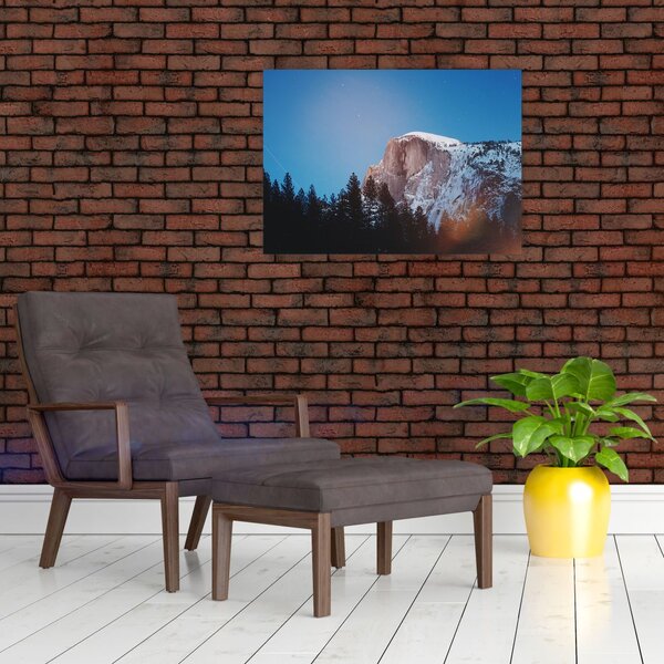 Slika - Noćni planinski vrh (70x50 cm)