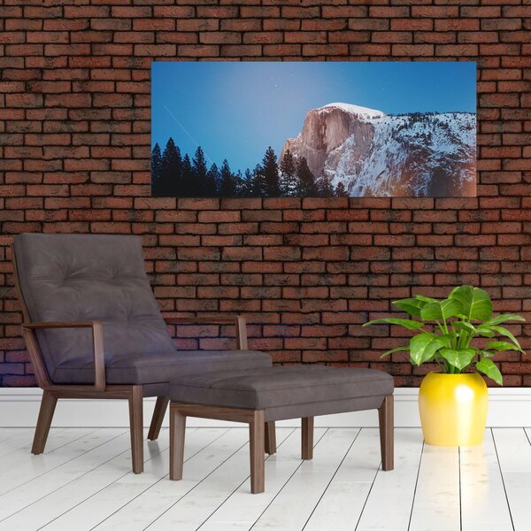 Slika - Noćni planinski vrh (120x50 cm)