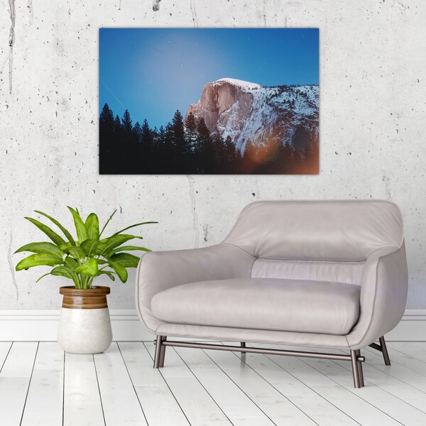 Slika - Noćni planinski vrh (90x60 cm)