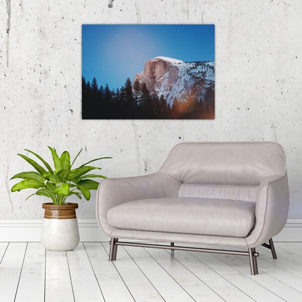 Slika - Noćni planinski vrh (70x50 cm)
