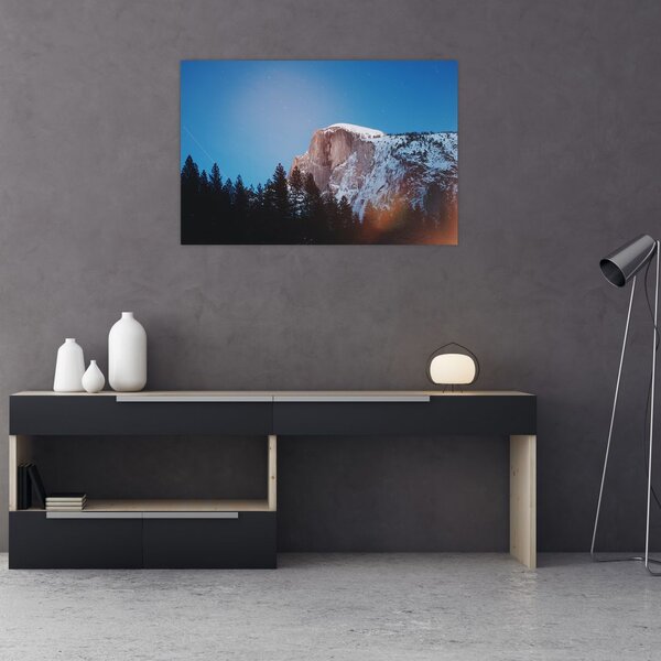 Slika - Noćni planinski vrh (90x60 cm)
