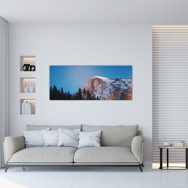 Slika - Noćni planinski vrh (120x50 cm)