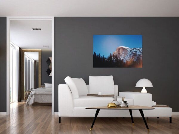 Slika - Noćni planinski vrh (90x60 cm)