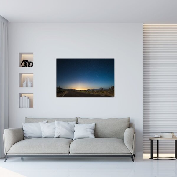 Slika - Noćno nebo iznad ceste (90x60 cm)