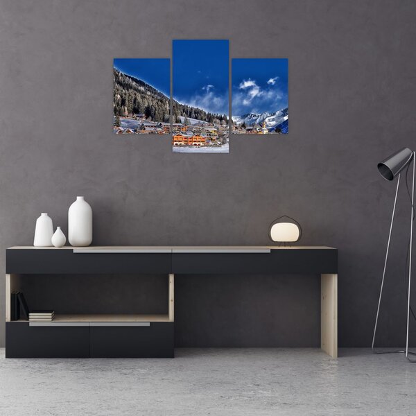 Slika - Planinski grad (90x60 cm)