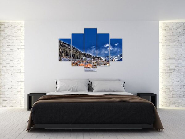 Slika - Planinski grad (150x105 cm)