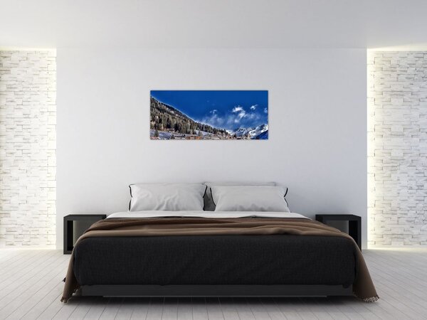 Slika - Planinski grad (120x50 cm)