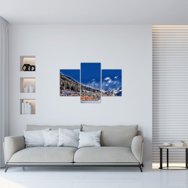 Slika - Planinski grad (90x60 cm)