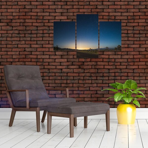 Slika - Noćno nebo iznad ceste (90x60 cm)