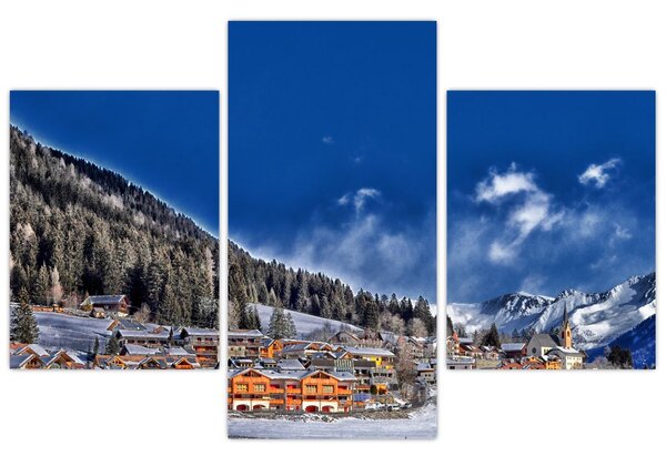 Slika - Planinski grad (90x60 cm)