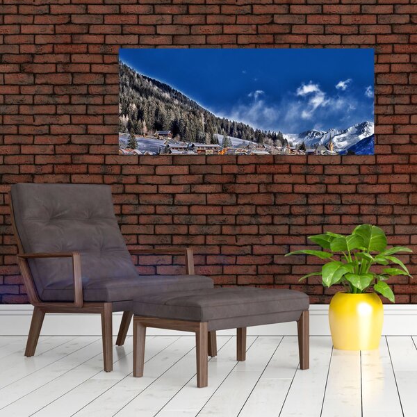 Slika - Planinski grad (120x50 cm)
