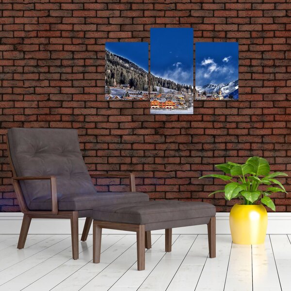 Slika - Planinski grad (90x60 cm)