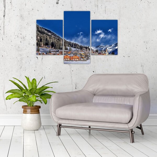Slika - Planinski grad (90x60 cm)