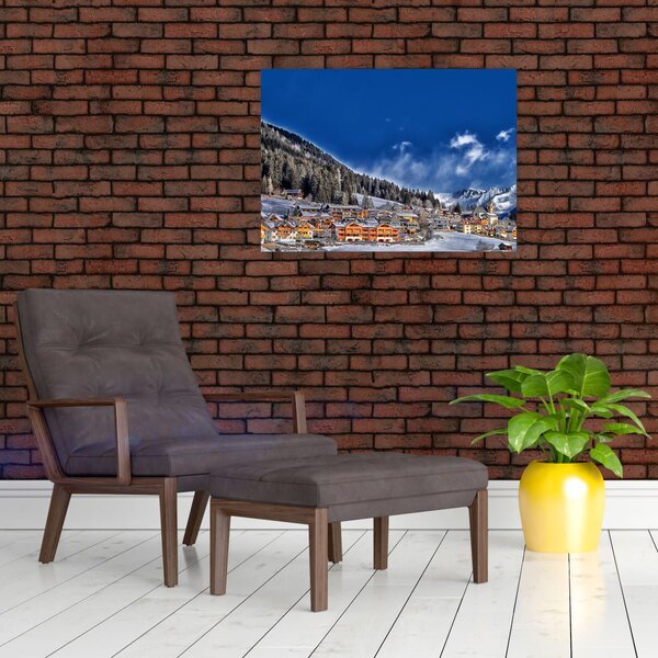 Slika - Planinski grad (70x50 cm)