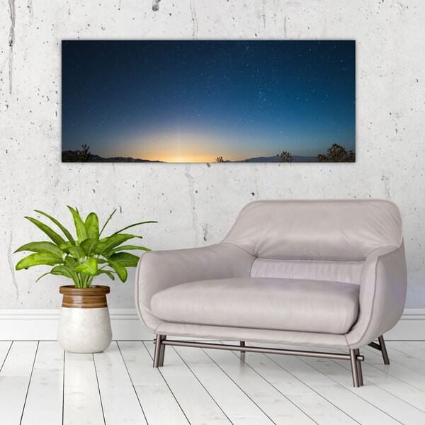 Slika - Noćno nebo iznad ceste (120x50 cm)